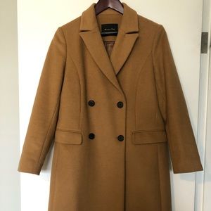 Massimo Dutti long wool coat